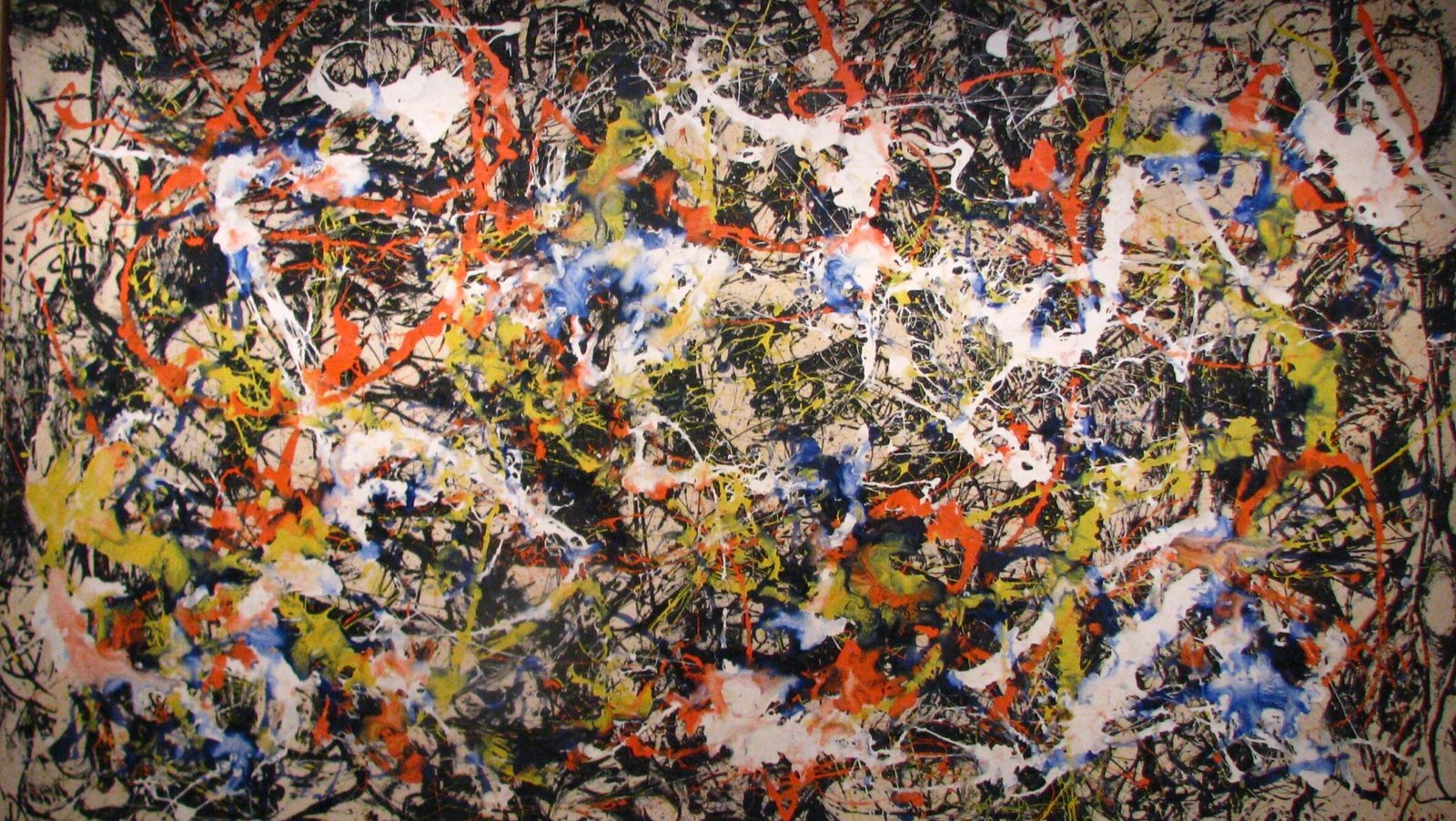 Jackson Pollock, Convergence, 1952, olio su tela.